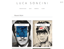 Tablet Screenshot of lucasoncini.com